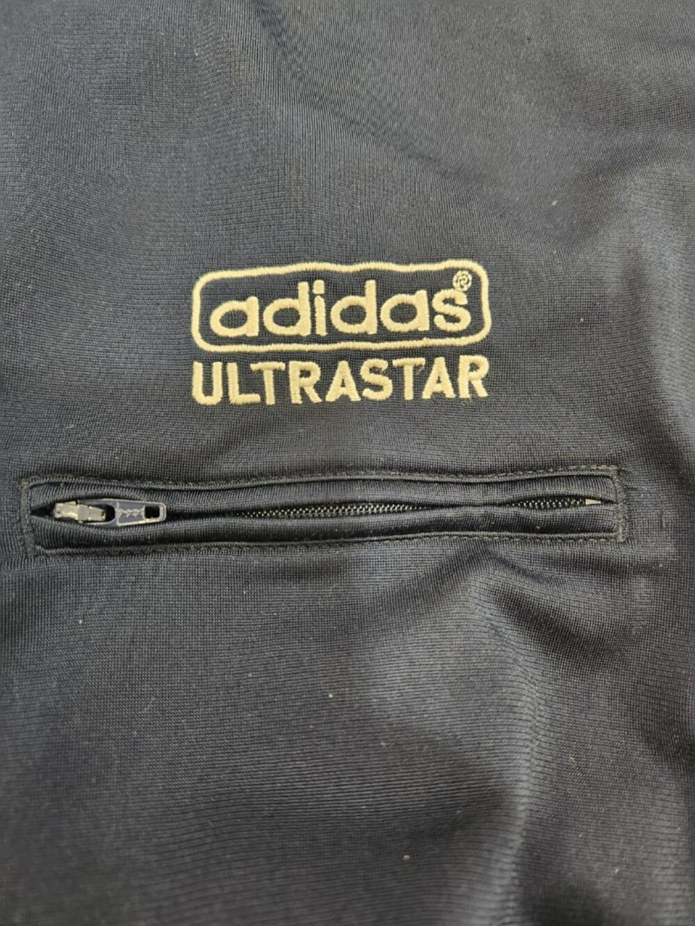 Adidas Ultra Star Trefoil Track Jacket Mens L Blue Full Zip USA Gorpcore - Picture 5 of 16
